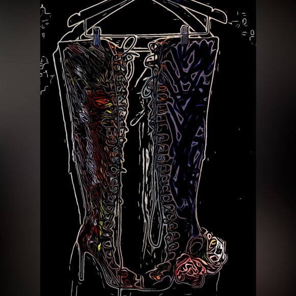 Lace-Up Hottie Boot 7.5 - Picture 1 of 3